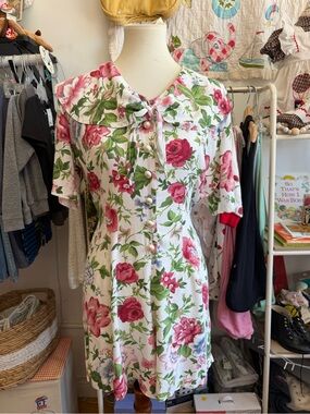Vintage floral romper